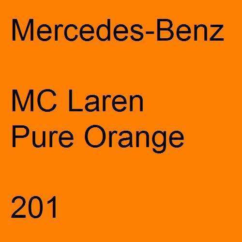 Mercedes-Benz, MC Laren Pure Orange, 201.